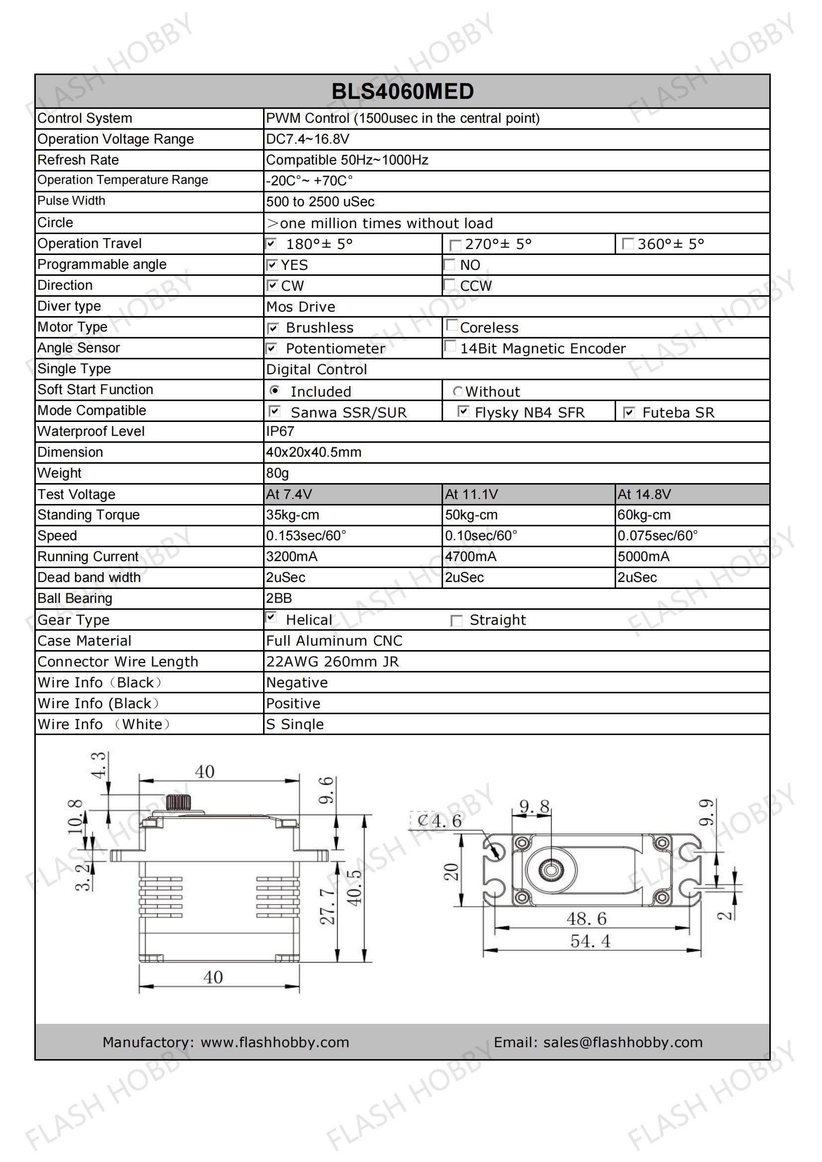 سروو بدون برس BLS4060MED 60 کیلوگرمی