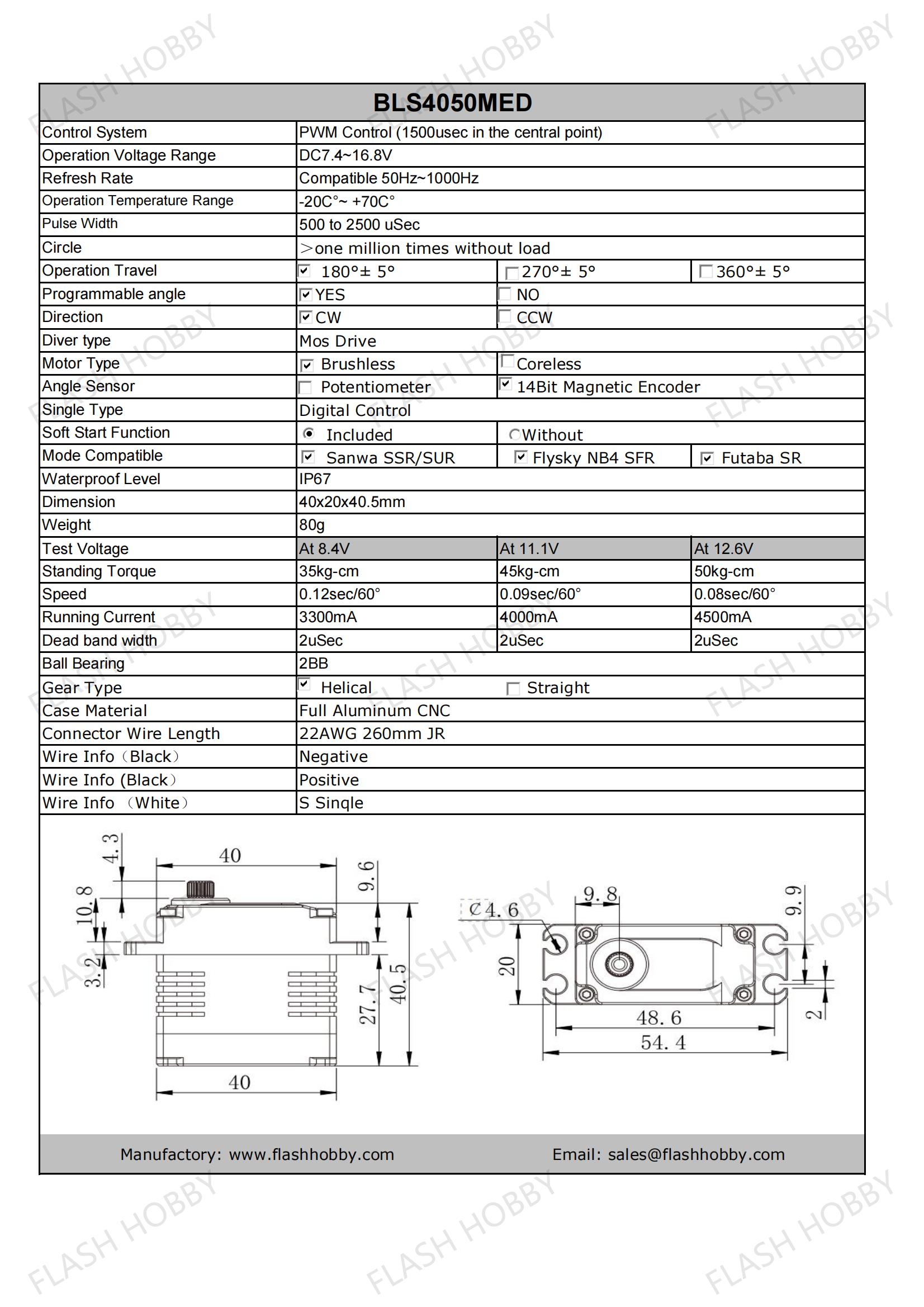 سروو بدون برس BLS4050MED 50 کیلوگرمی